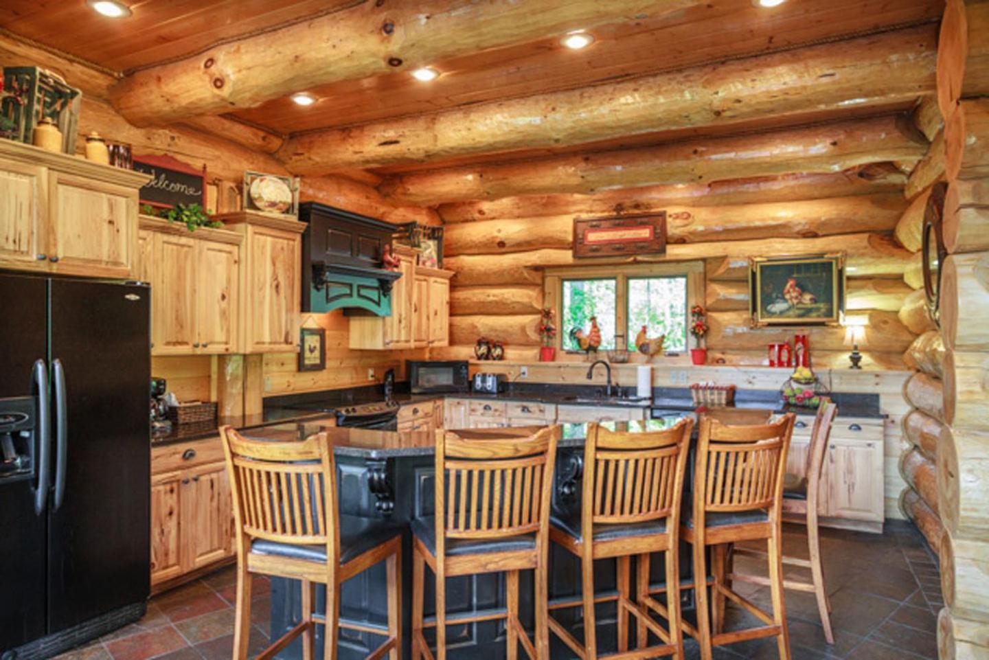 Big Bear Ridge Lodge - Breathtaking Mountain Views And Private Forest Scenes In Amazing Large Log Cabin Gatlinburg Buitenkant foto